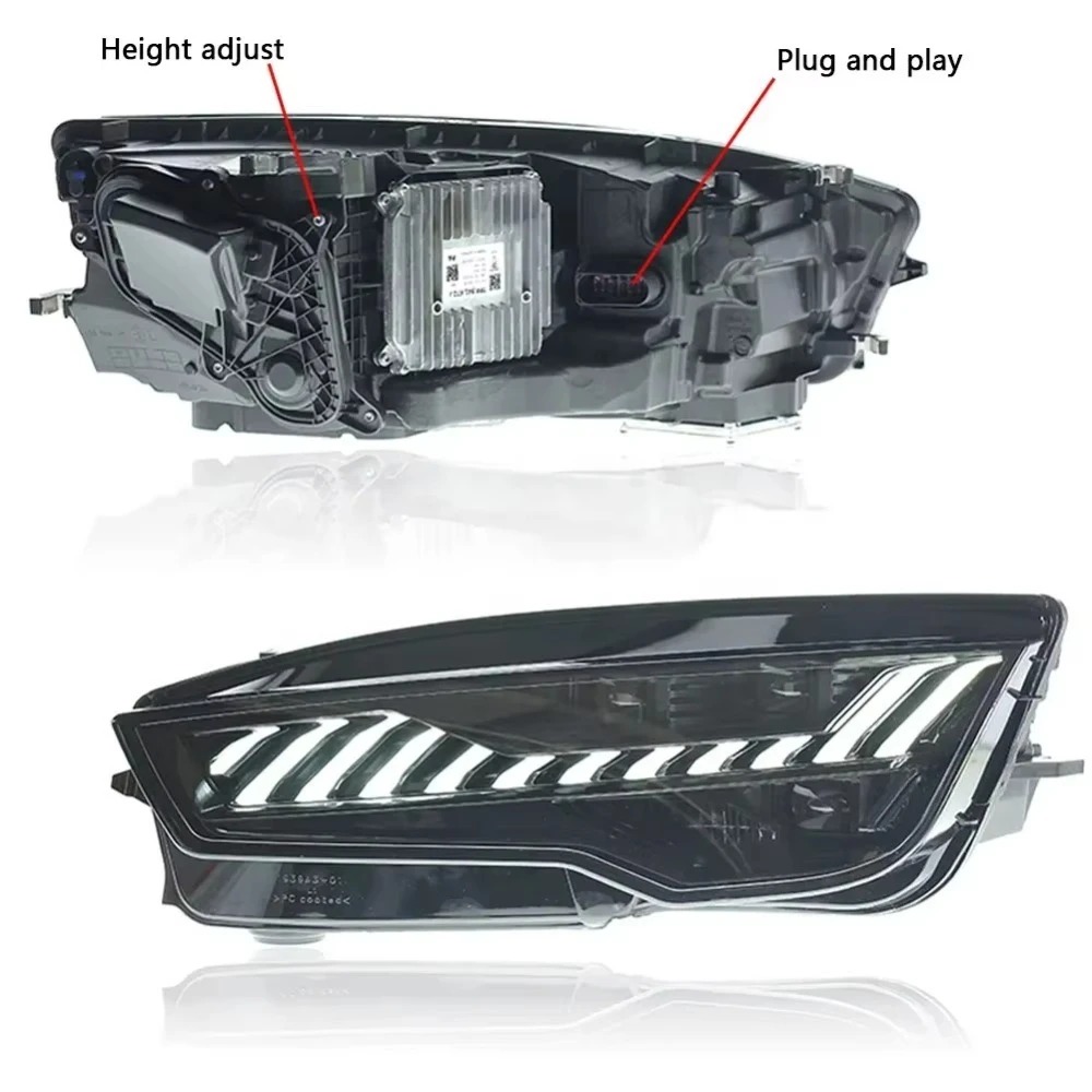 High Quality LED Headlights for  A7 2011-2018 Upgrade RS7, New Version, Plug and Play